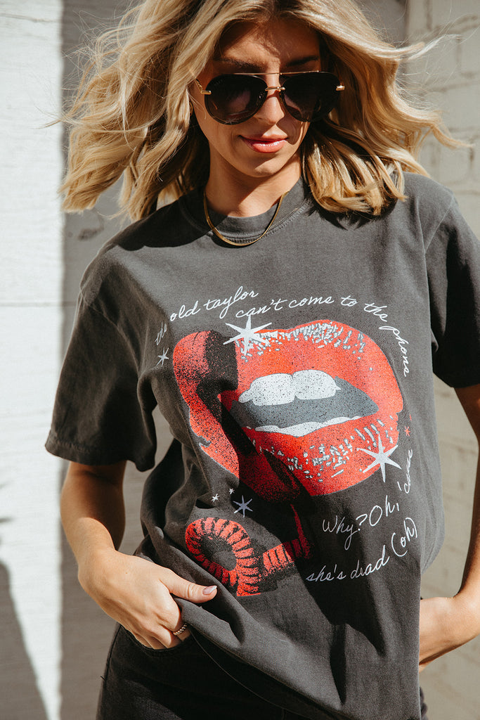 Can't Come To The Phone Tee - Girl Tribe Co. Miss Americana Collection