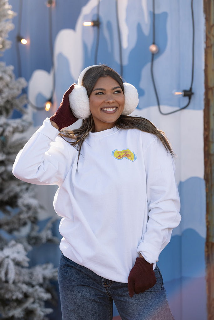 Shreddin Season Sweatshirt - Girl Tribe Co. Après Ski Collection