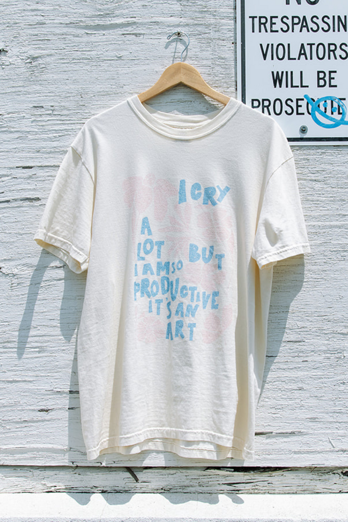 I Cry A Lot Tee - Girl Tribe Co. Miss Americana Collection