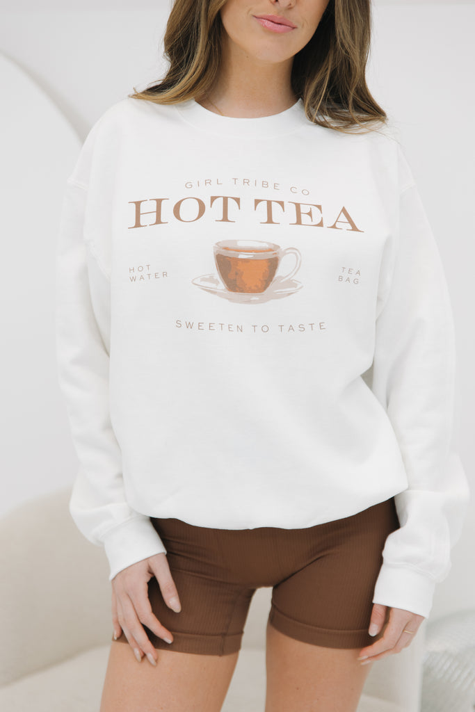 Cheers - Hot Tea Sweatshirt - Girl Tribe Co.