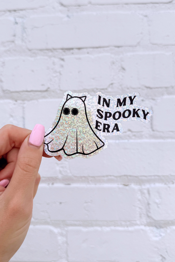 In My Spooky Era Glitter Sticker - Girl Tribe Co. Spooky Szn Collection