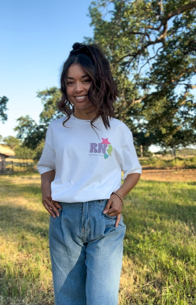 Anna the Nurse x Girl Tribe Co. - Nurse Rainbow Tee - Girl Tribe Co.