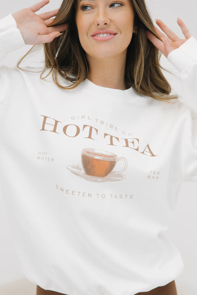 Cheers - Hot Tea Sweatshirt - Girl Tribe Co.