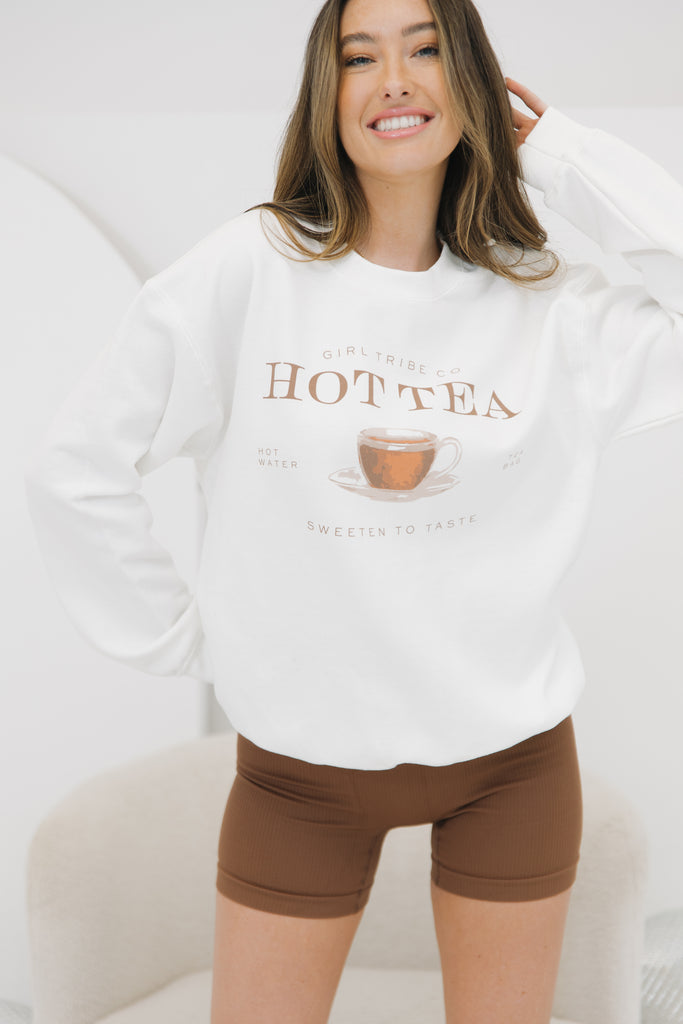 Cheers - Hot Tea Sweatshirt - Girl Tribe Co.