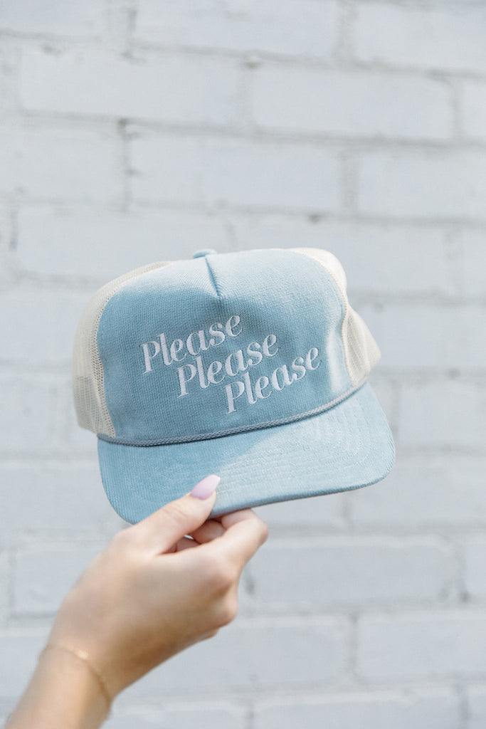 Please, Please, Please Corduroy Hat - Girl Tribe Co.