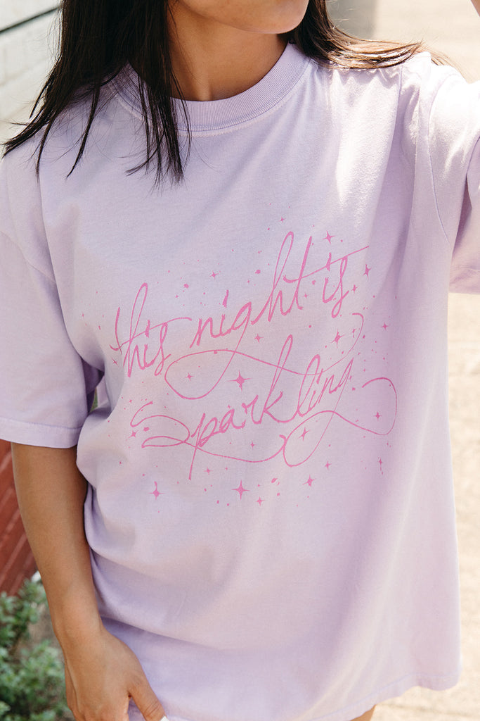 This Night Is Sparkling Tee - Girl Tribe Co. Miss Americana Collection