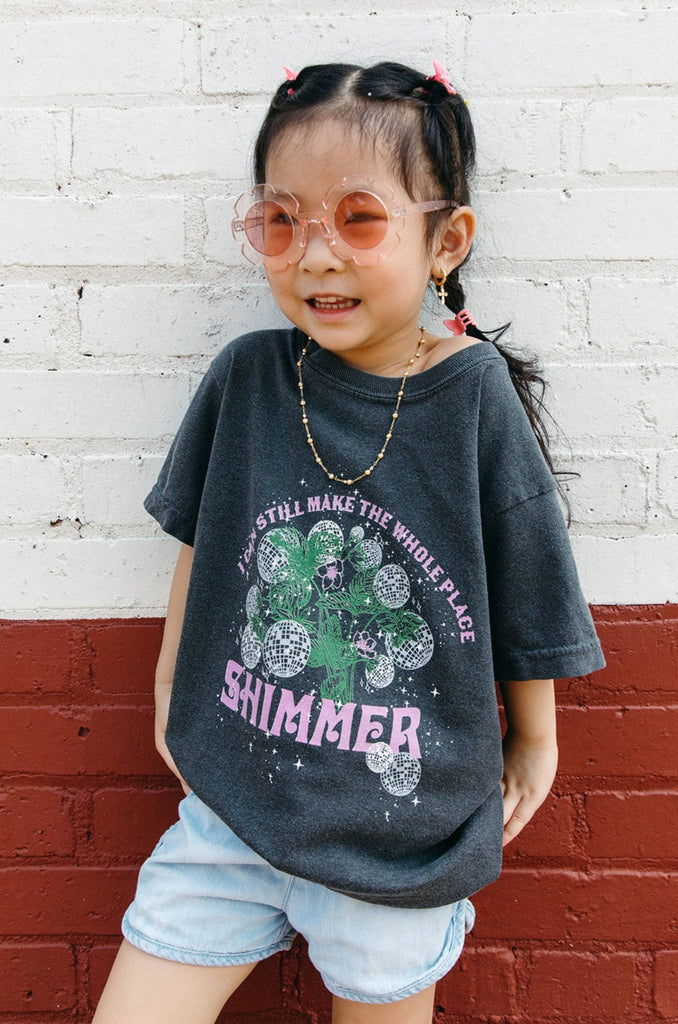 Youth Shimmer Tee - Girl Tribe Co. Miss Americana Collection