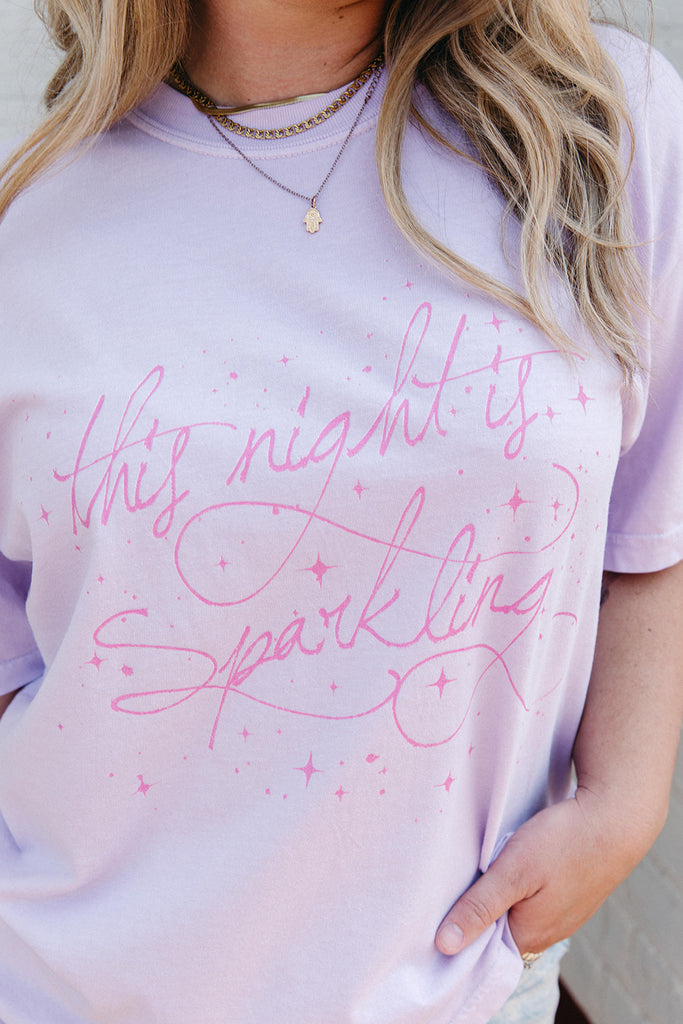 This Night Is Sparkling Tee - Girl Tribe Co. Miss Americana Collection