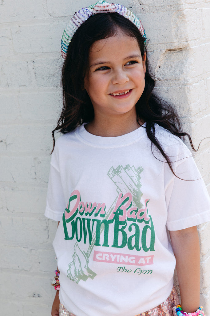 Youth Down Bad Tee - Girl Tribe Co. Miss Americana Collection