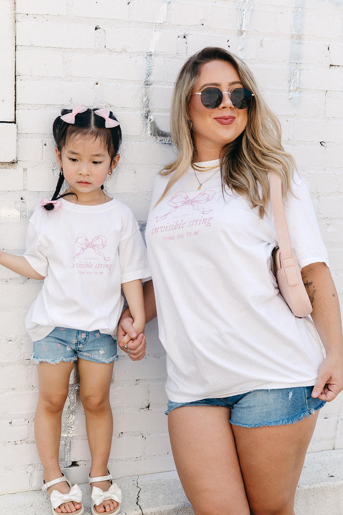 Youth Invisible String Tee - Girl Tribe Co. Miss Americana Collection