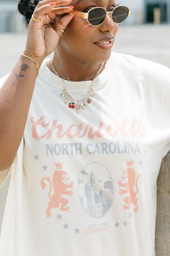 Vintage Charlotte Tee - Girl Tribe Co. Charlotte Collection