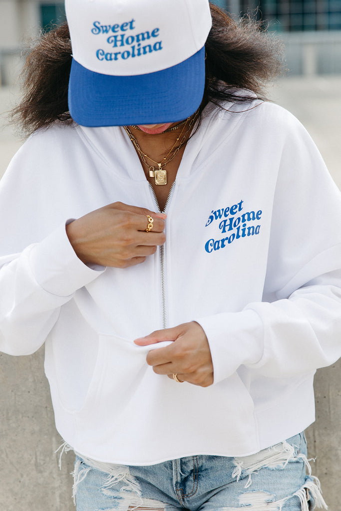 Sweet Home Carolina Half-Zip Hoodie    - Girl Tribe Co. Charlotte Collection