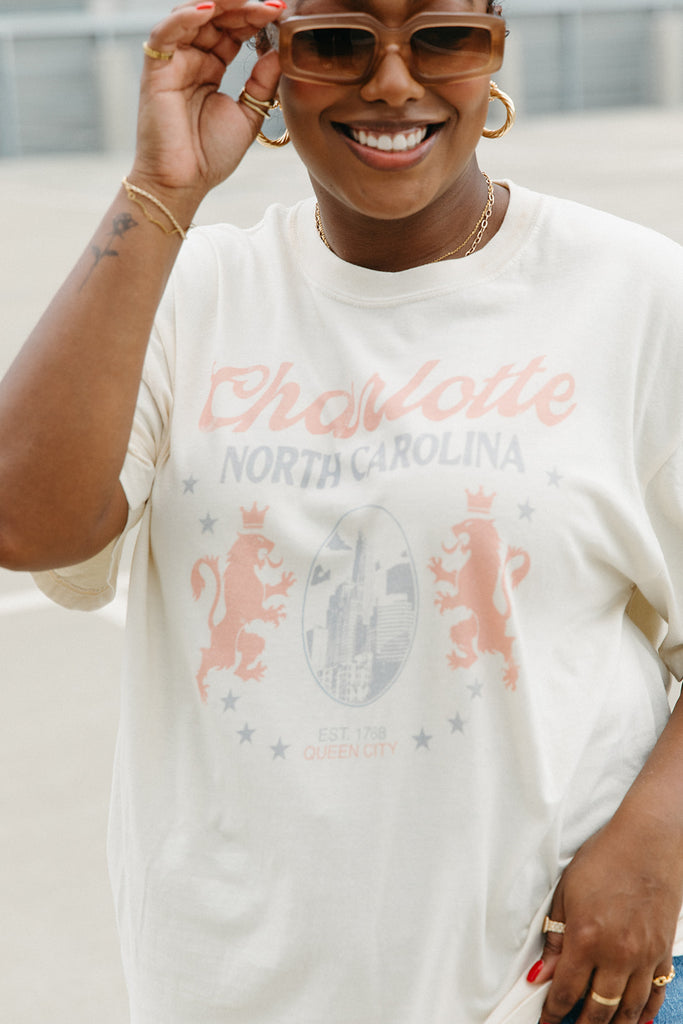 Vintage Charlotte Tee - Girl Tribe Co. Charlotte Collection