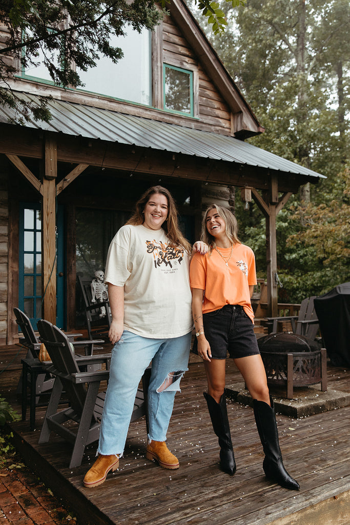 Spooky Saloon Tee - Girl Tribe Co. Spooky Szn Collection