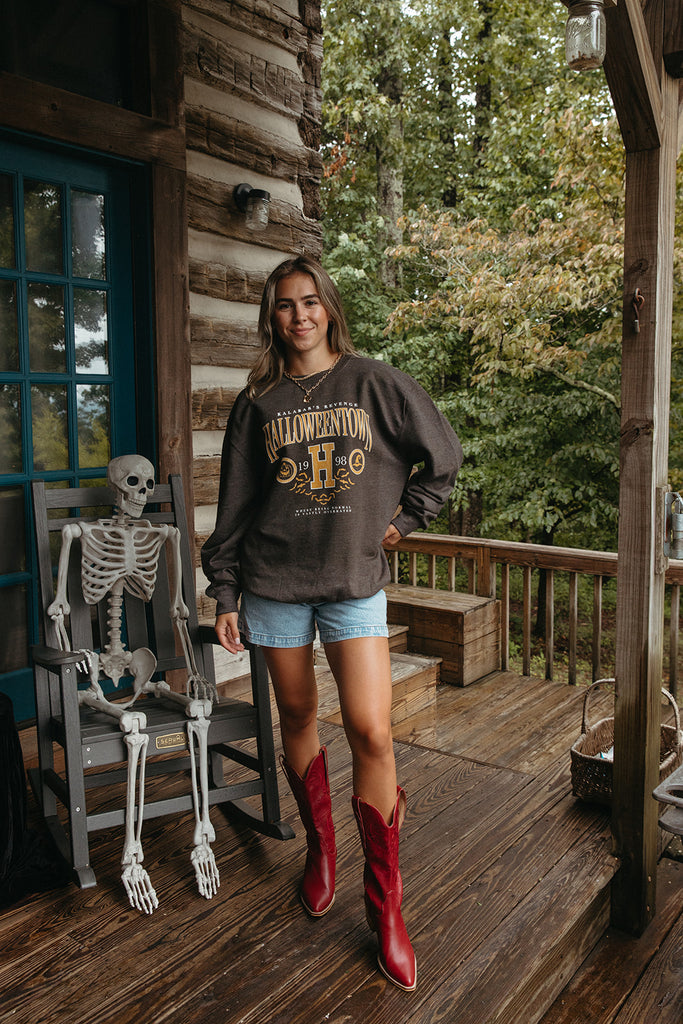 Halloweentown University Sweatshirt - Girl Tribe Co. Spooky Szn Collection