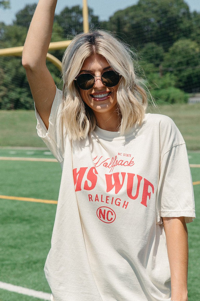 Vintage Wolfpack Tee - NC State x Girl Tribe Co. Collection