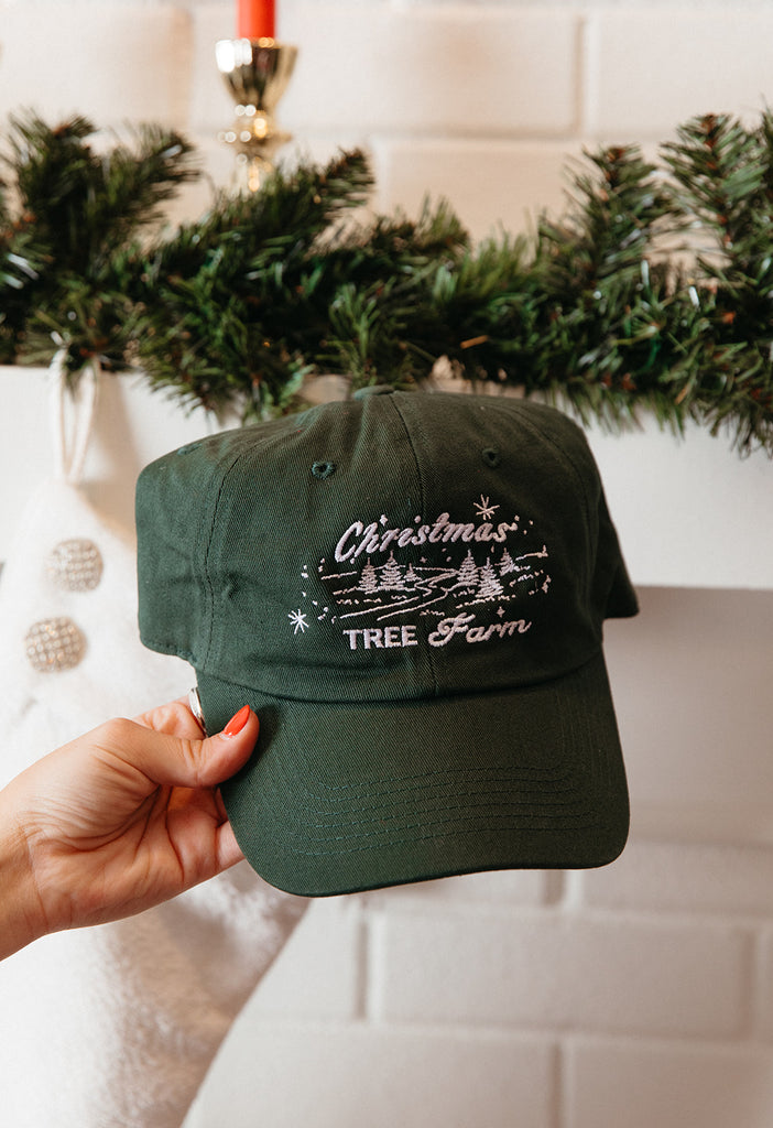 Christmas Tree Farm Hat - Girl Tribe Co. Holiday Collection