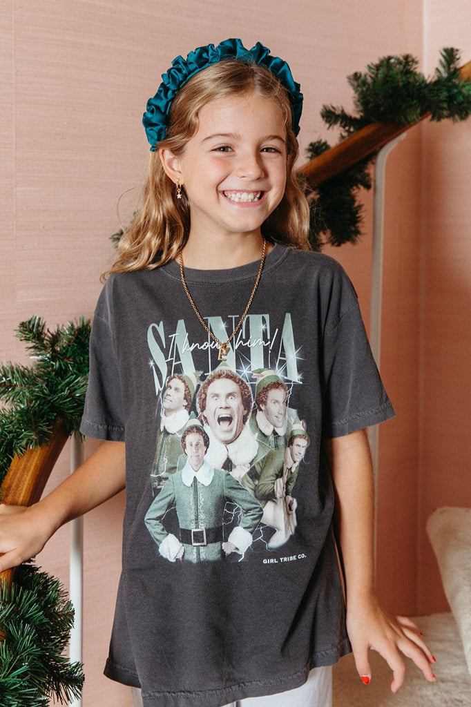 Youth Elf Concert Collage Tee - Girl Tribe Co. Holiday Collection