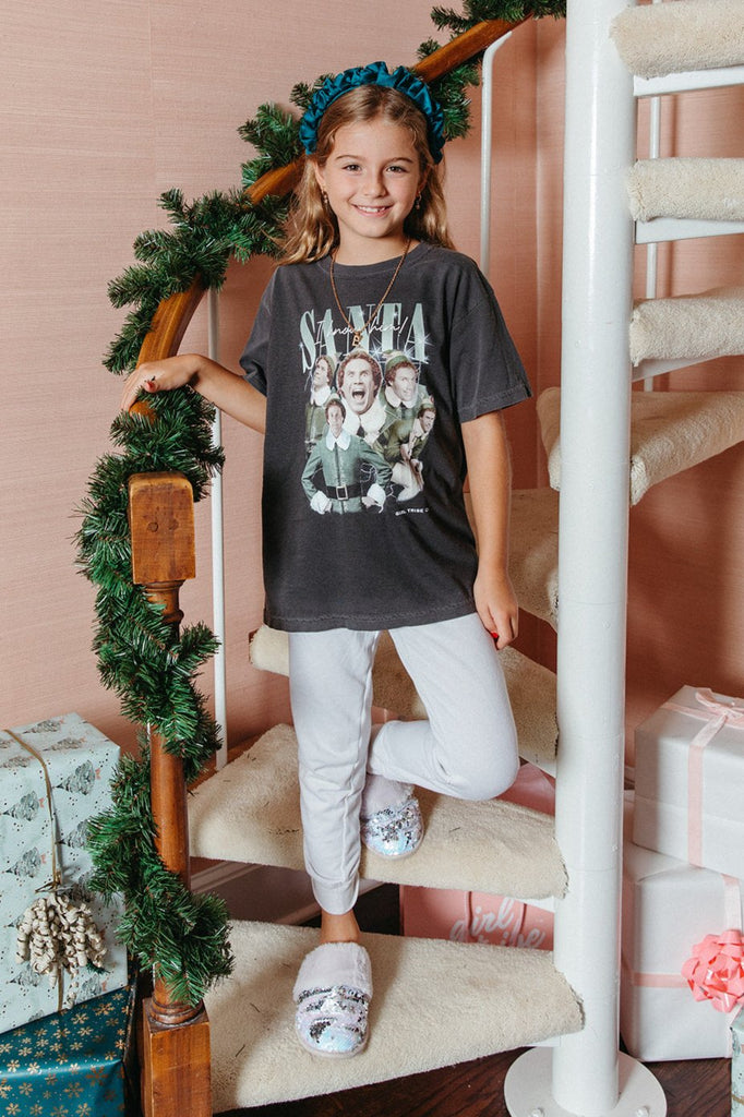 Youth Elf Concert Collage Tee - Girl Tribe Co. Holiday Collection