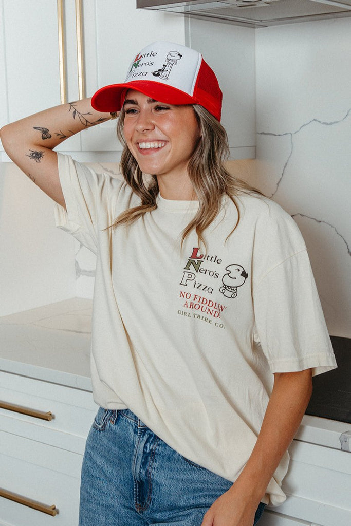 Little Nero's Pizza Tee - Girl Tribe Co. Holiday Collection