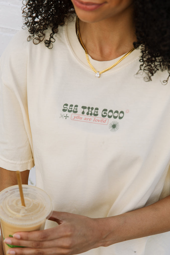 Confident Collection - See The Good Collage Tee - Girl Tribe Co.