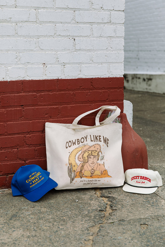 Coastal Cowgirl Collection - Cowboy Like Me Tote - Girl Tribe Co.