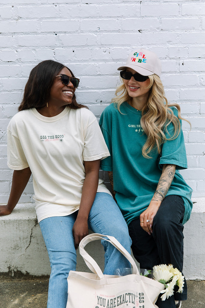 Confident Collection - Honeys Makin Moneys Tee in Green - Girl Tribe Co.