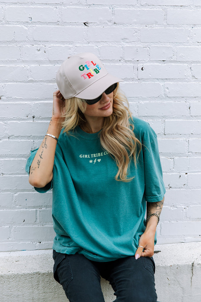 Girl Tribe Merch - Girl Tribe Rainbow Trucker Hat - Girl Tribe Co.