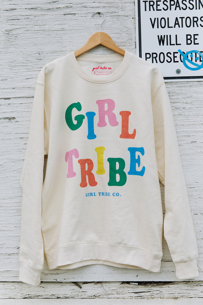 Girl Tribe Merch - Girl Tribe Rainbow Sweatshirt - Girl Tribe Co.