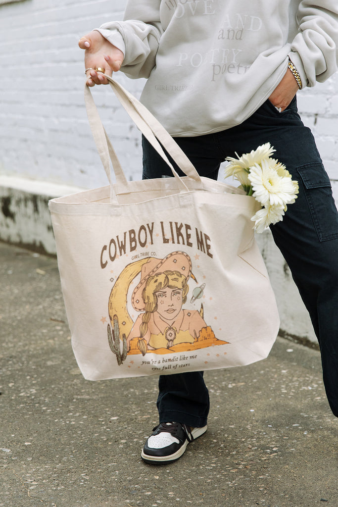 Coastal Cowgirl Collection - Cowboy Like Me Tote - Girl Tribe Co.