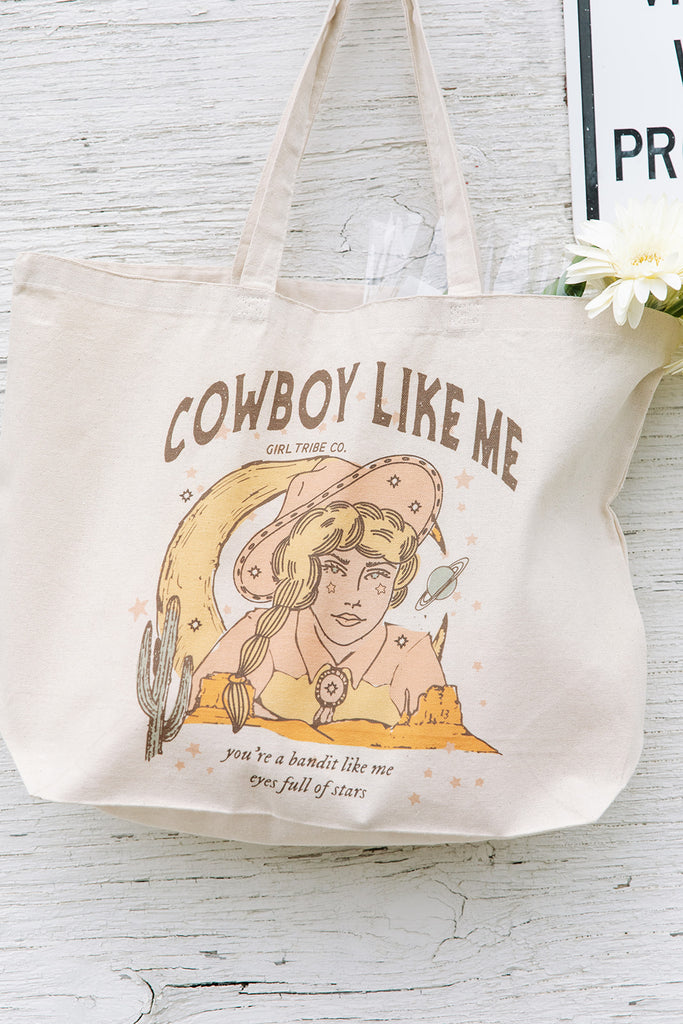 Coastal Cowgirl Collection - Cowboy Like Me Tote - Girl Tribe Co.