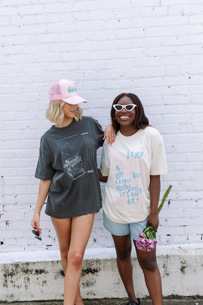 I Cry A Lot Tee - Girl Tribe Co. Miss Americana Collection