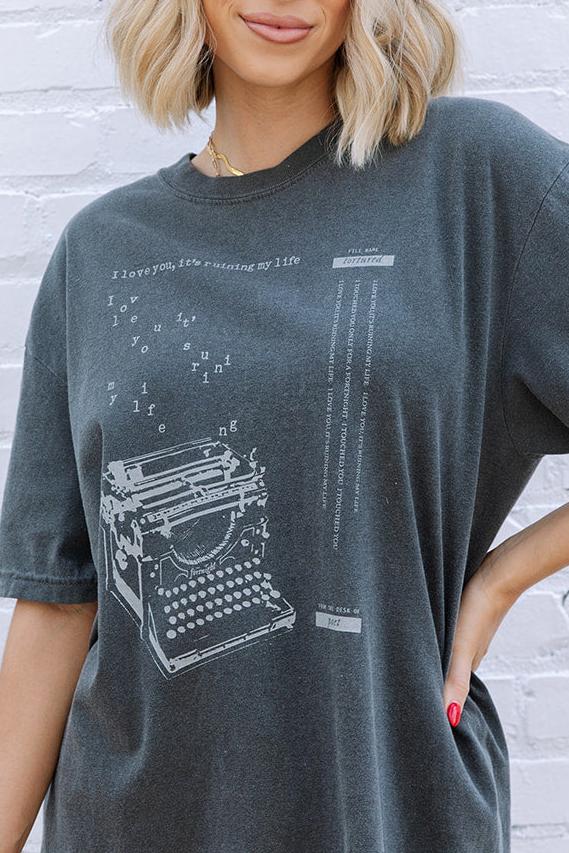 Girl Tribe Co. Miss Americana Collection - Tortured Typewriter Tee