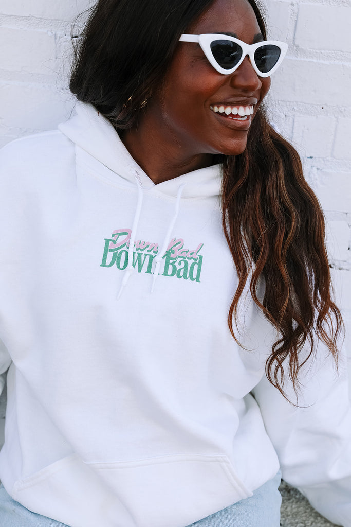 Down Bad Hoodie Sweatshirt - Girl Tribe Co. Miss Americana Collection