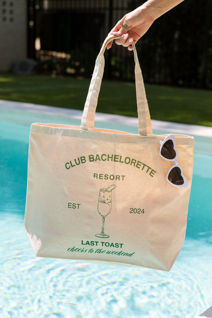 Bride and Bachelorette Collection - Club Bachelorette Resort Tote - Girl Tribe Co.