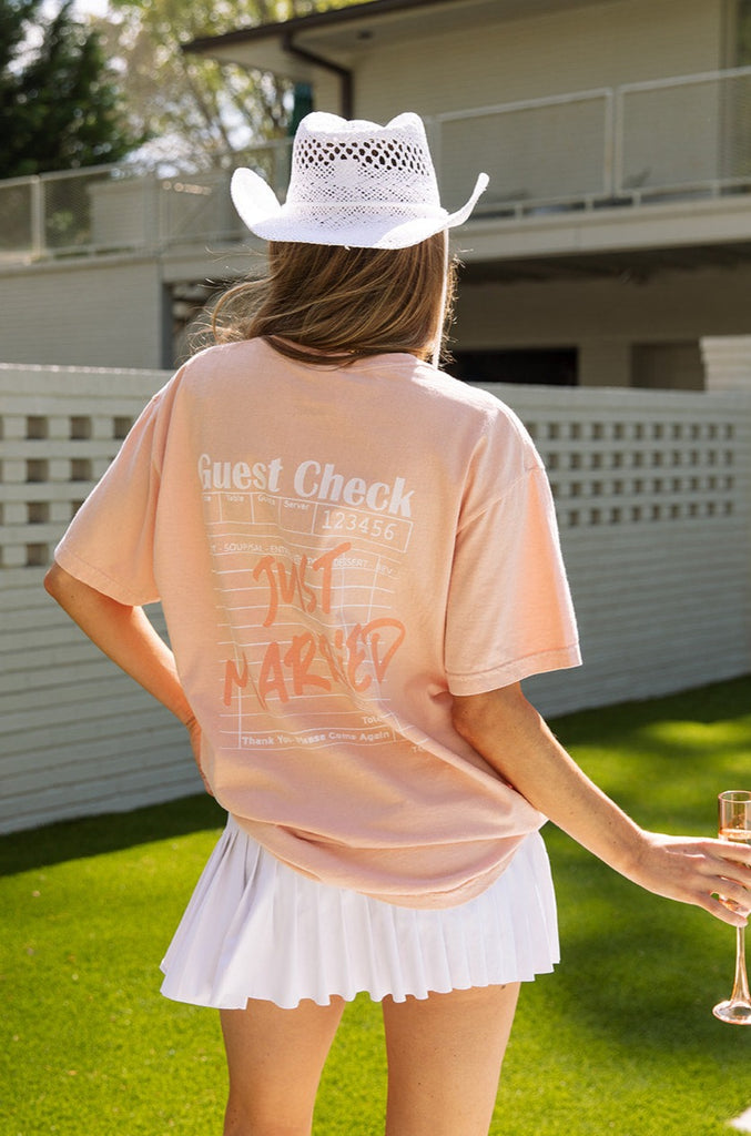 Bride and Bachelorette Collection - Just Married Tee - Girl Tribe Co.