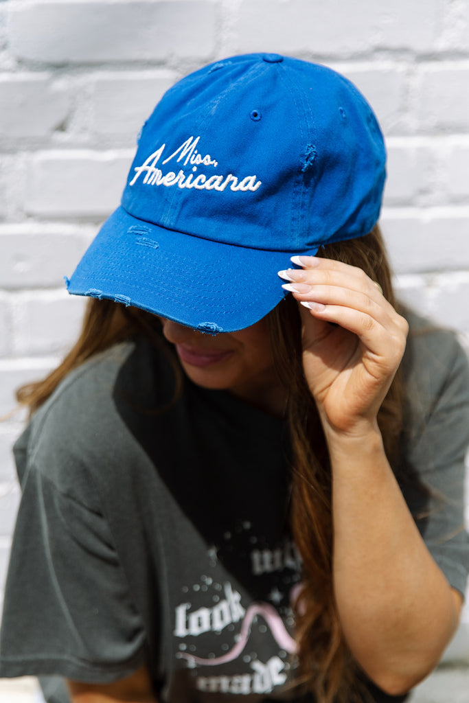 Made In America - Miss Americana Vintage Baseball Hat - Girl Tribe Co.