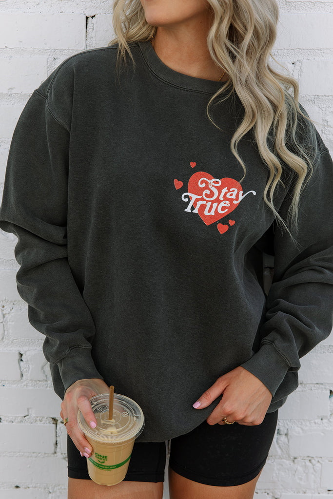 Confident Collection - Stay True To Your Heart Sweatshirt - Girl Tribe Co.