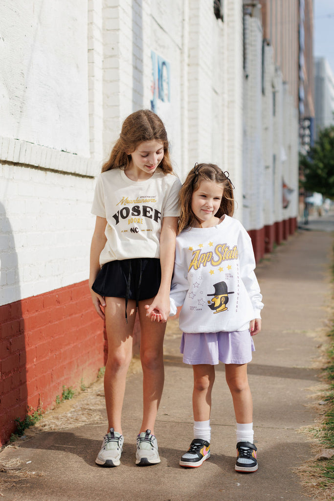 Youth Vintage Yosef Tee - App State x Girl Tribe Co.