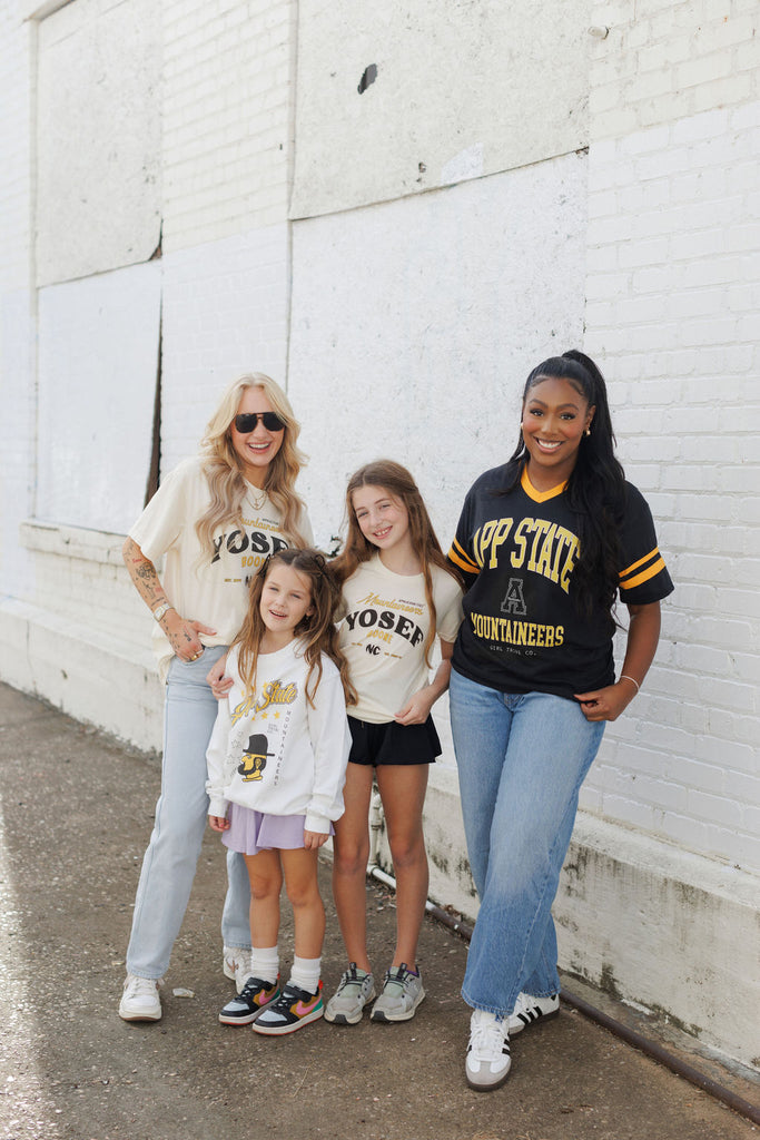 Youth Go App State Sweatshirt - App State x Girl Tribe Co.