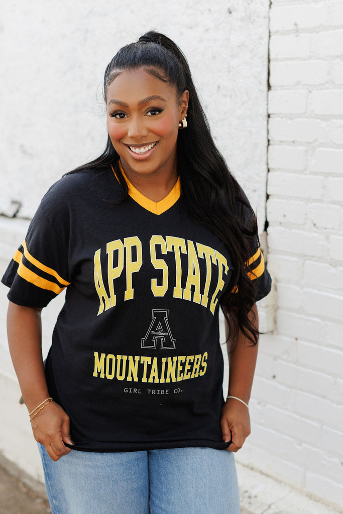 App State Varsity Tee - App State x Girl Tribe Co.