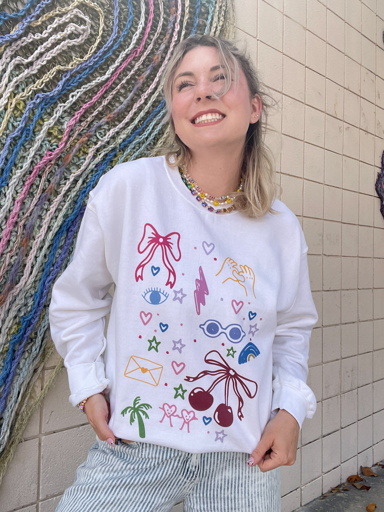 Doodle Sweatshirt - Reagan Baylee x Girl Tribe Co. Collection