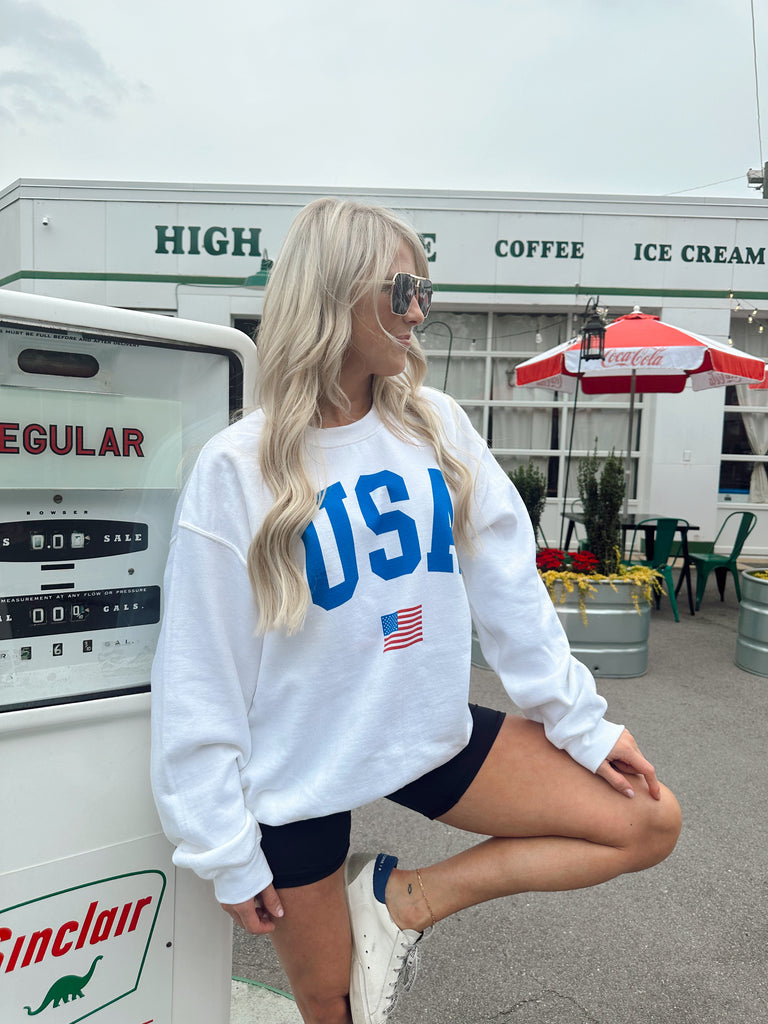 Made In America - USA Sweatshirt - Girl Tribe Co.