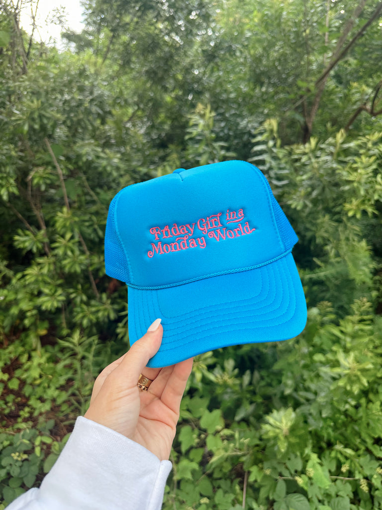 Friday Girl Trucker Hat - Reagan Baylee x Girl Tribe Co. Collection