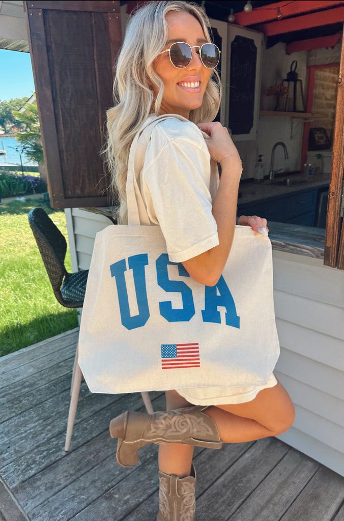 Made In America - USA Tote - Girl Tribe Co.