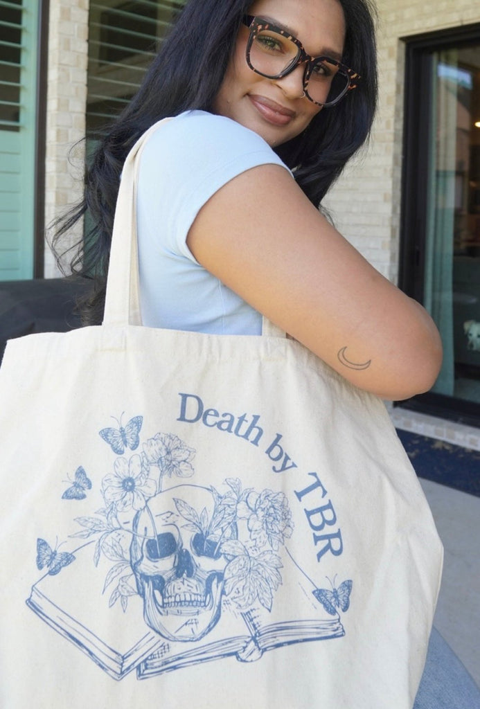 Death By TBR Tote - Jolie Reads x Girl Tribe Co.