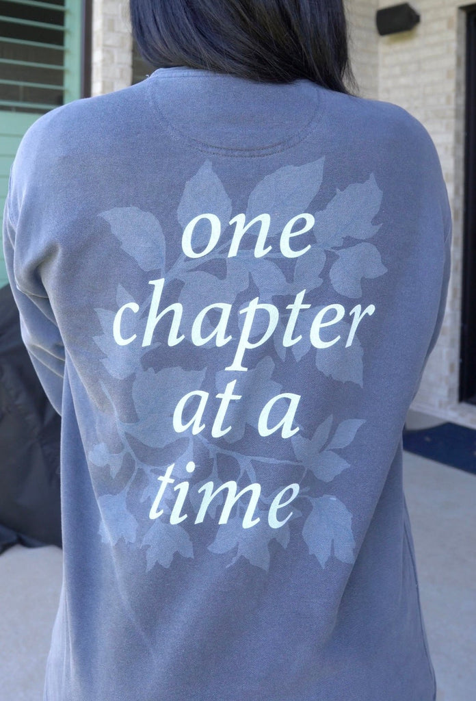 One Chapter At A Time Sweatshirt - Jolie Reads x Girl Tribe Co.