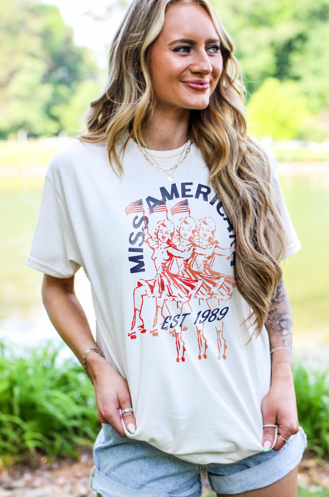 Made In America - Miss Americana 1989 Tee - Girl Tribe Co.