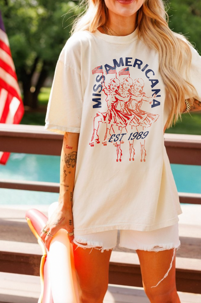 Made In America - Miss Americana 1989 Tee - Girl Tribe Co.