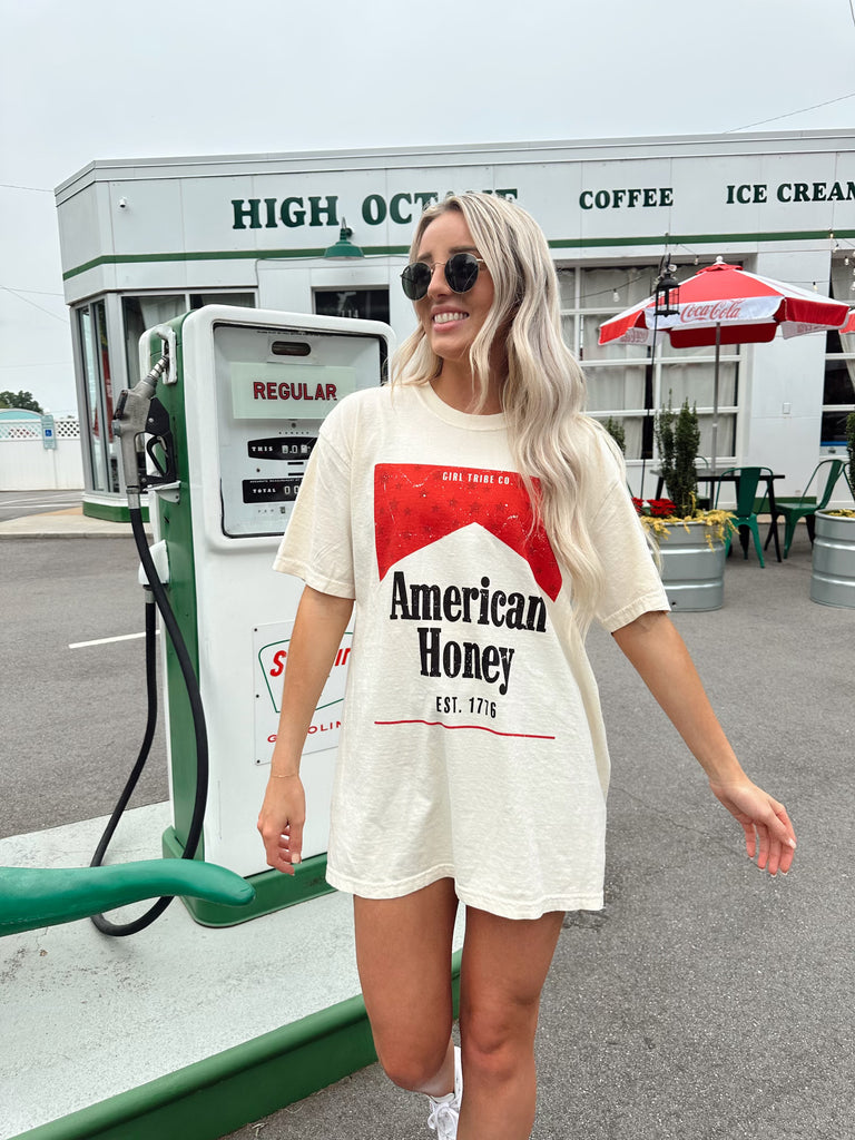 Made In America - American Honey Tee - Girl Tribe Co.